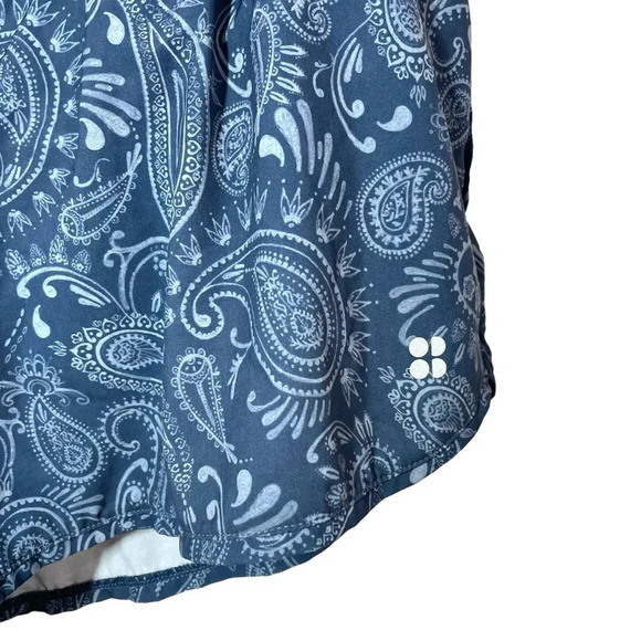 Sweaty Betty Women’s Paisley Athletic Running Shorts in Blue Size L - Picture 8 of 9
